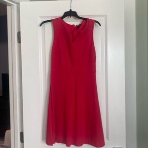 Hot pink A frame dress